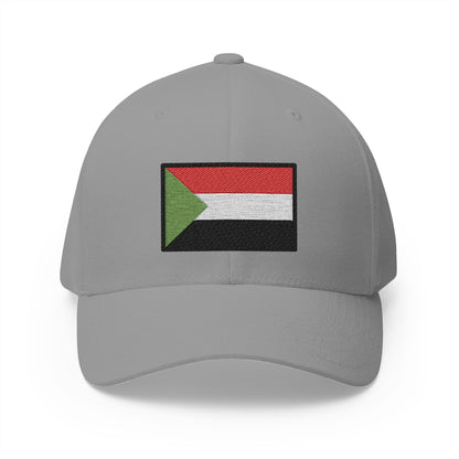 Flag: Sudan Emoji Grey Cap – Premium by Capmoji