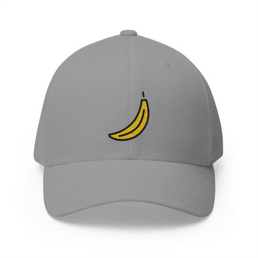 Banana Emoji Grey Cap – Premium by Capmoji