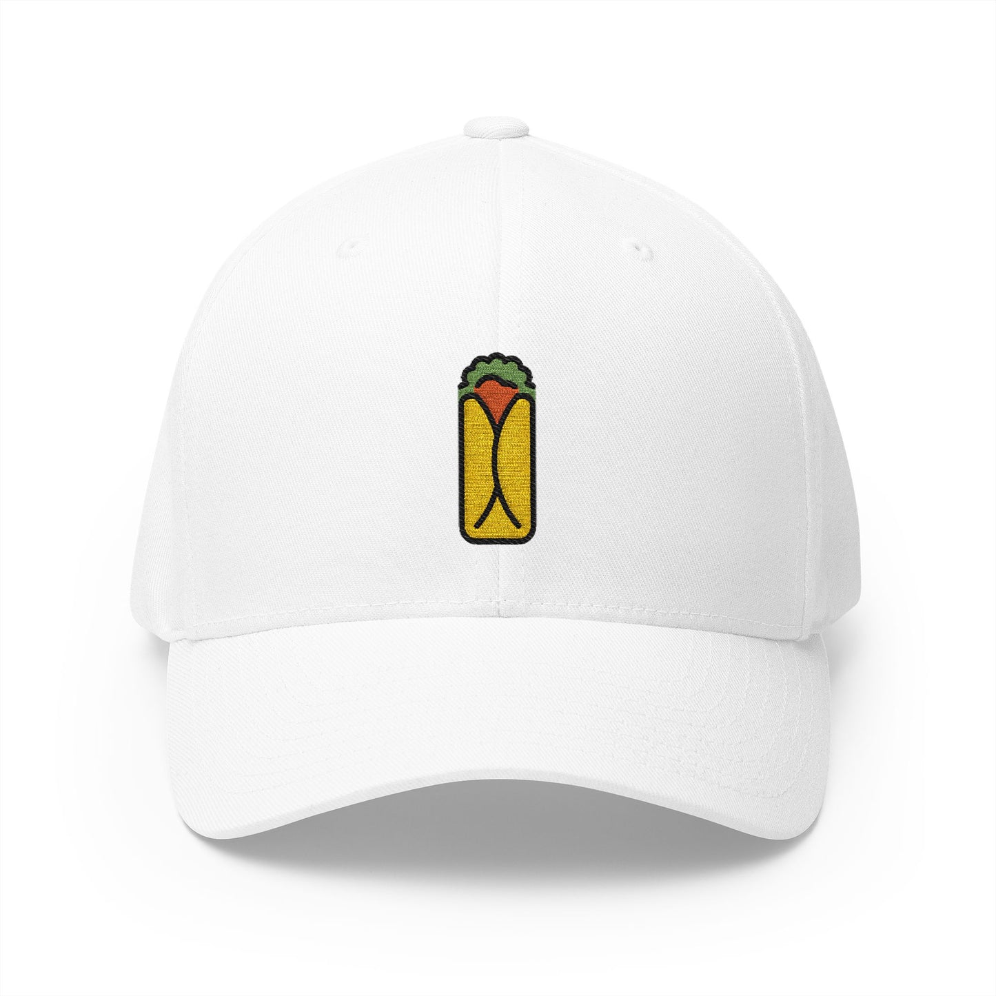 Burrito Emoji White Cap – Premium by Capmoji