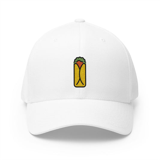 Burrito Emoji White Cap – Premium by Capmoji