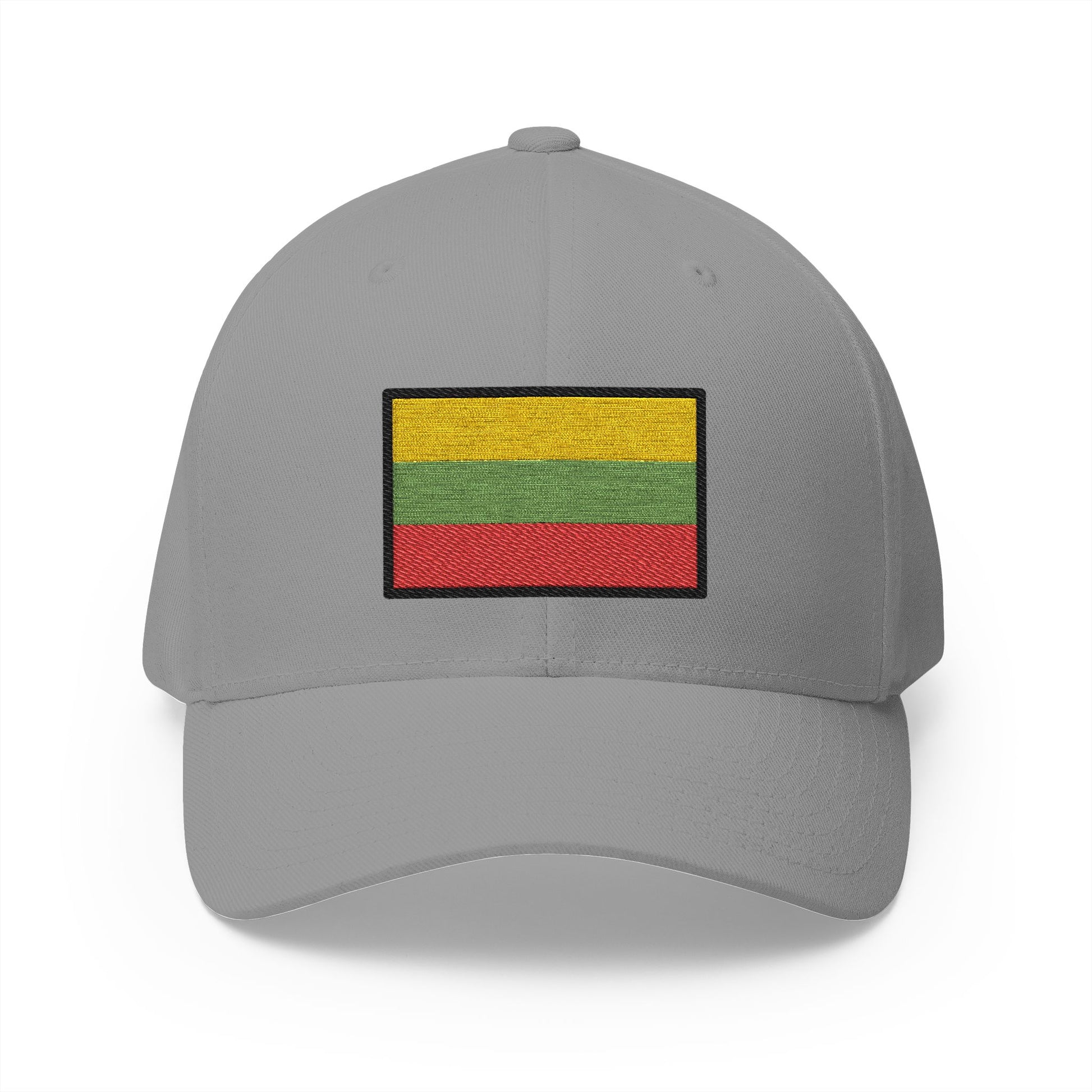 Flag: Lithuania Emoji Grey Cap – Premium by Capmoji