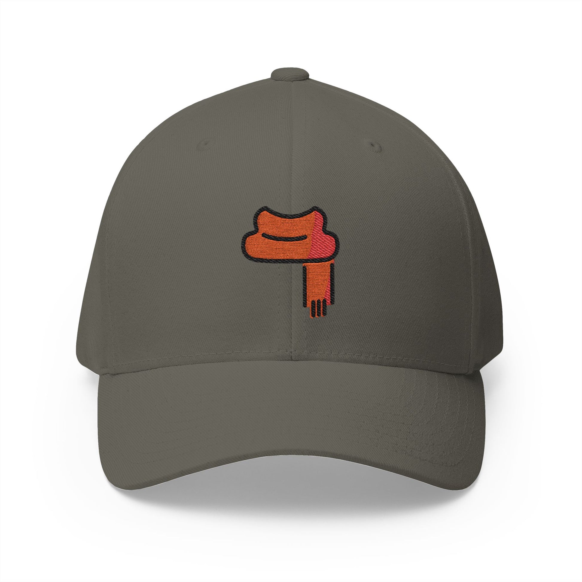 Scarf Emoji Olive Cap – Premium by Capmoji
