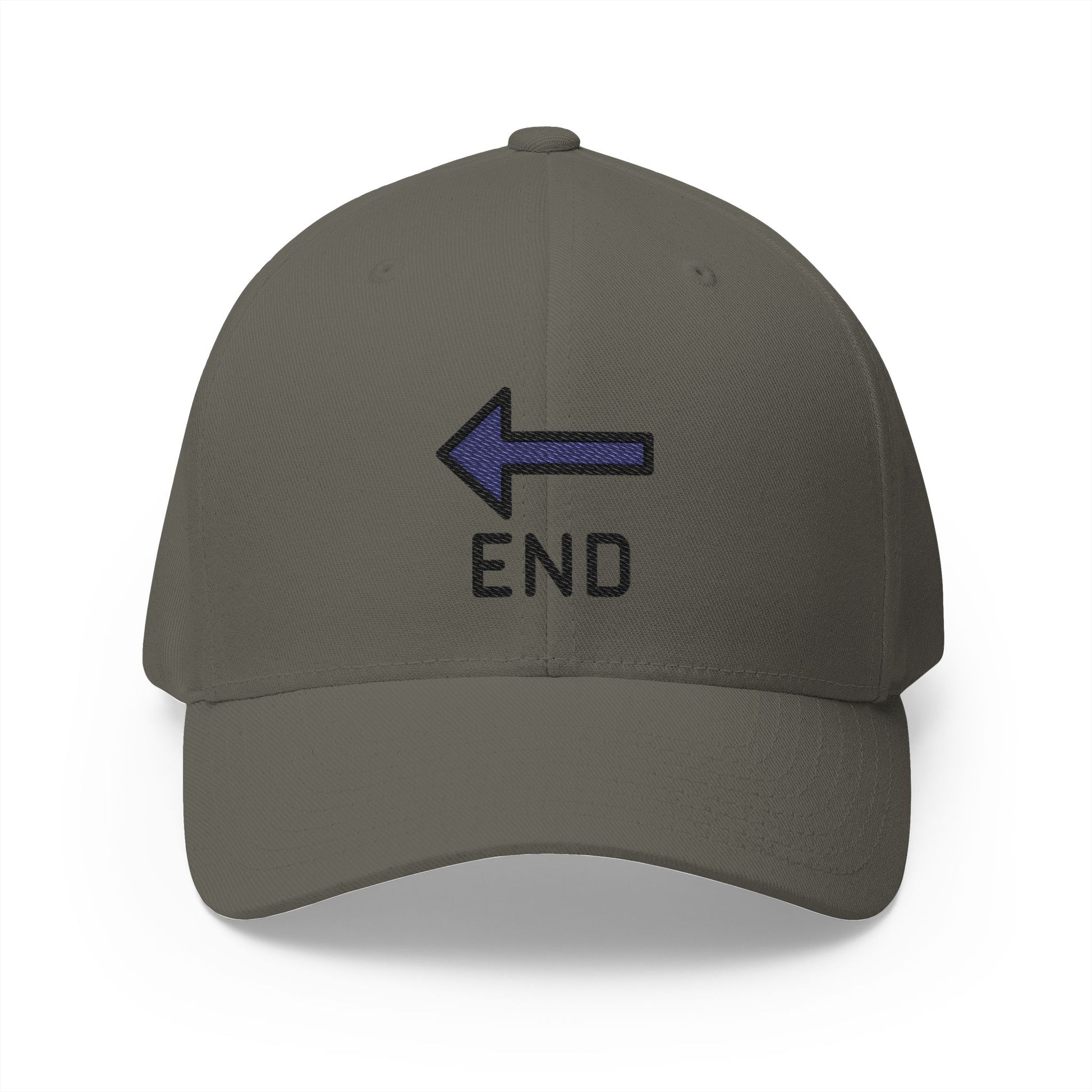 End Arrow Emoji Olive Cap – Premium by Capmoji
