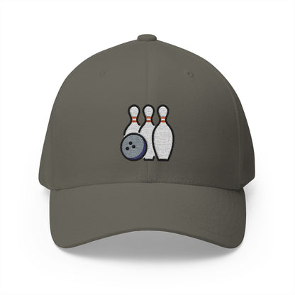 Bowling Emoji Olive Cap – Premium by Capmoji