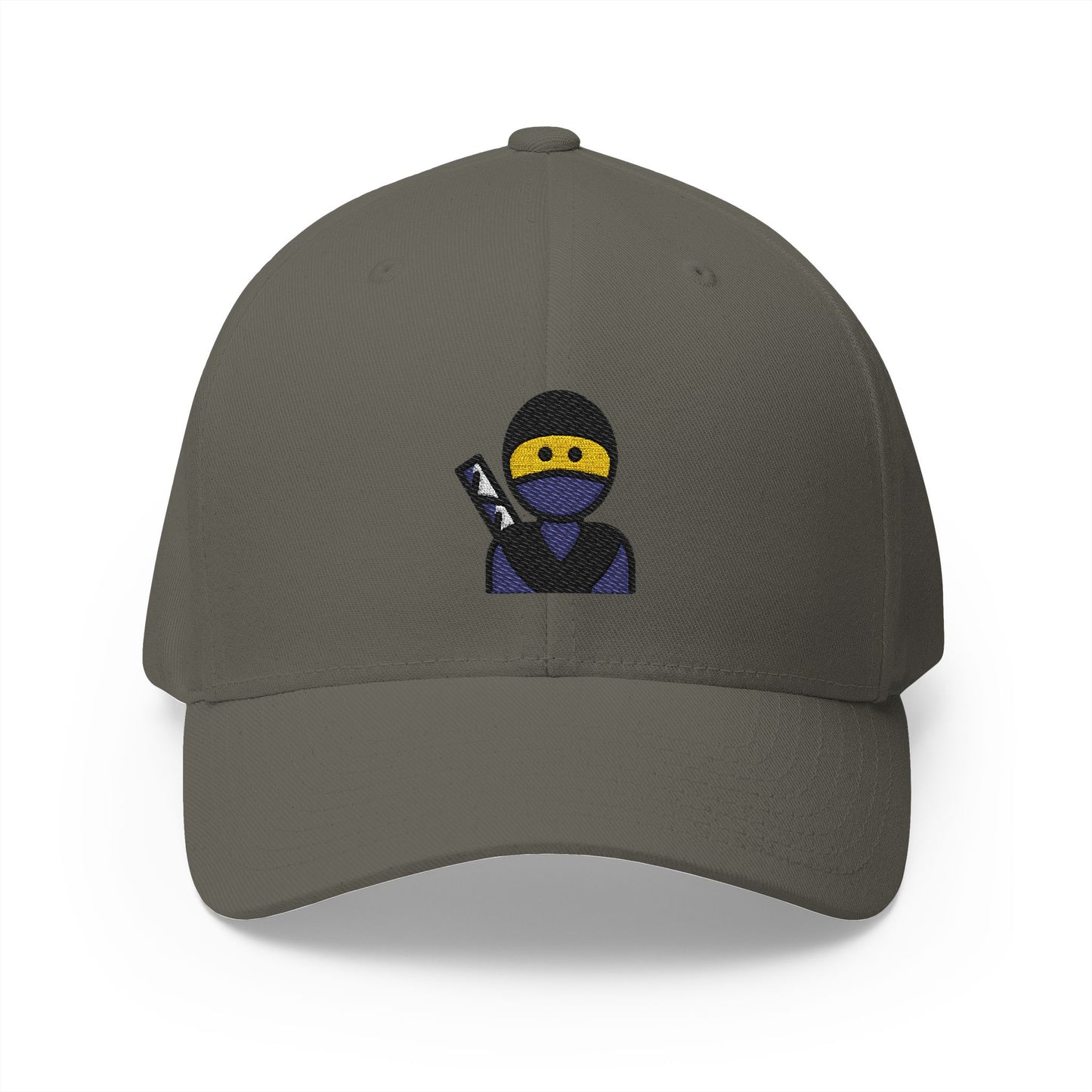Ninja Emoji Olive Cap – Premium by Capmoji