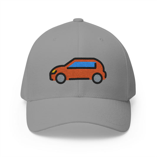 Automobile Emoji Grey Cap – Premium by Capmoji