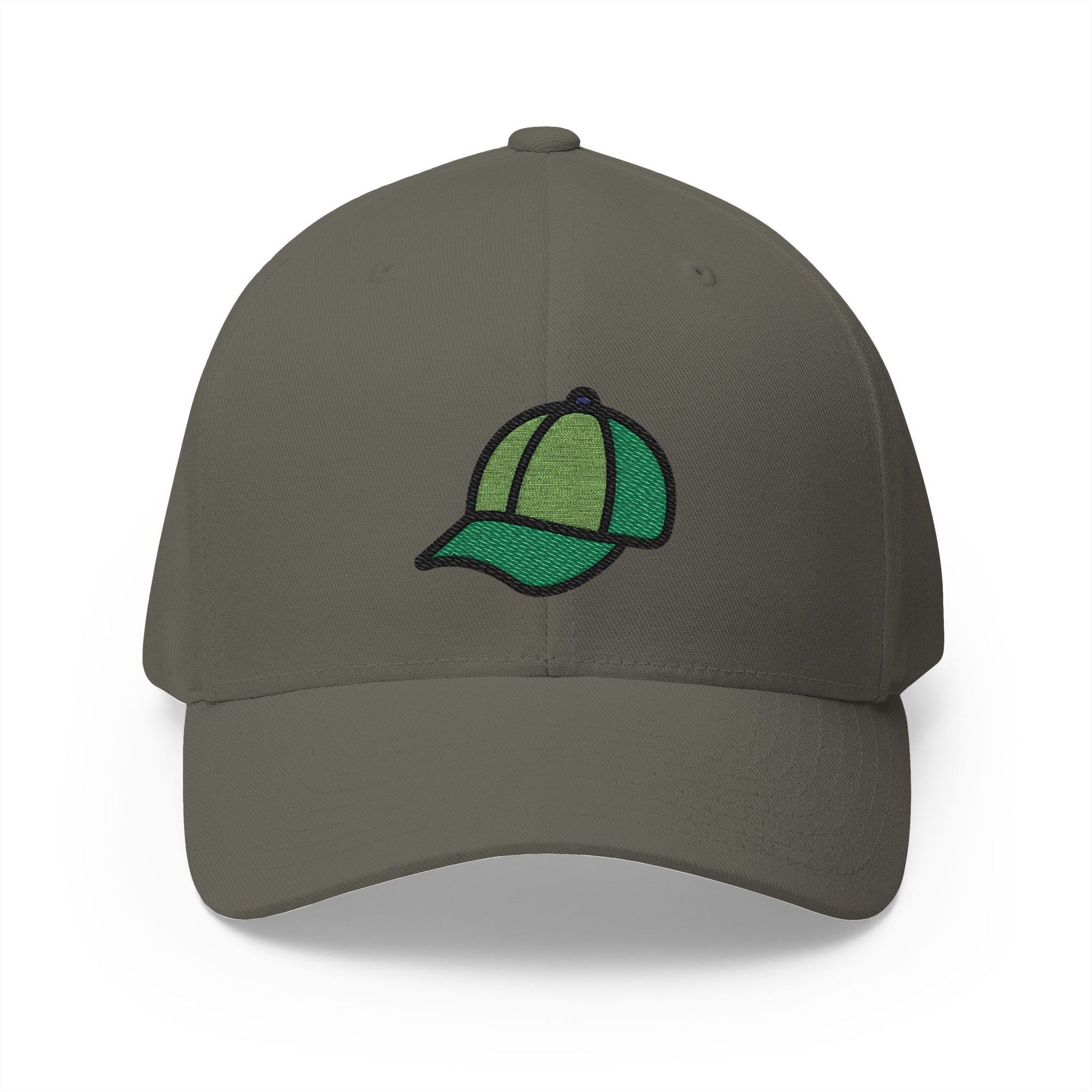Billed Cap Emoji Olive Cap – Premium by Capmoji