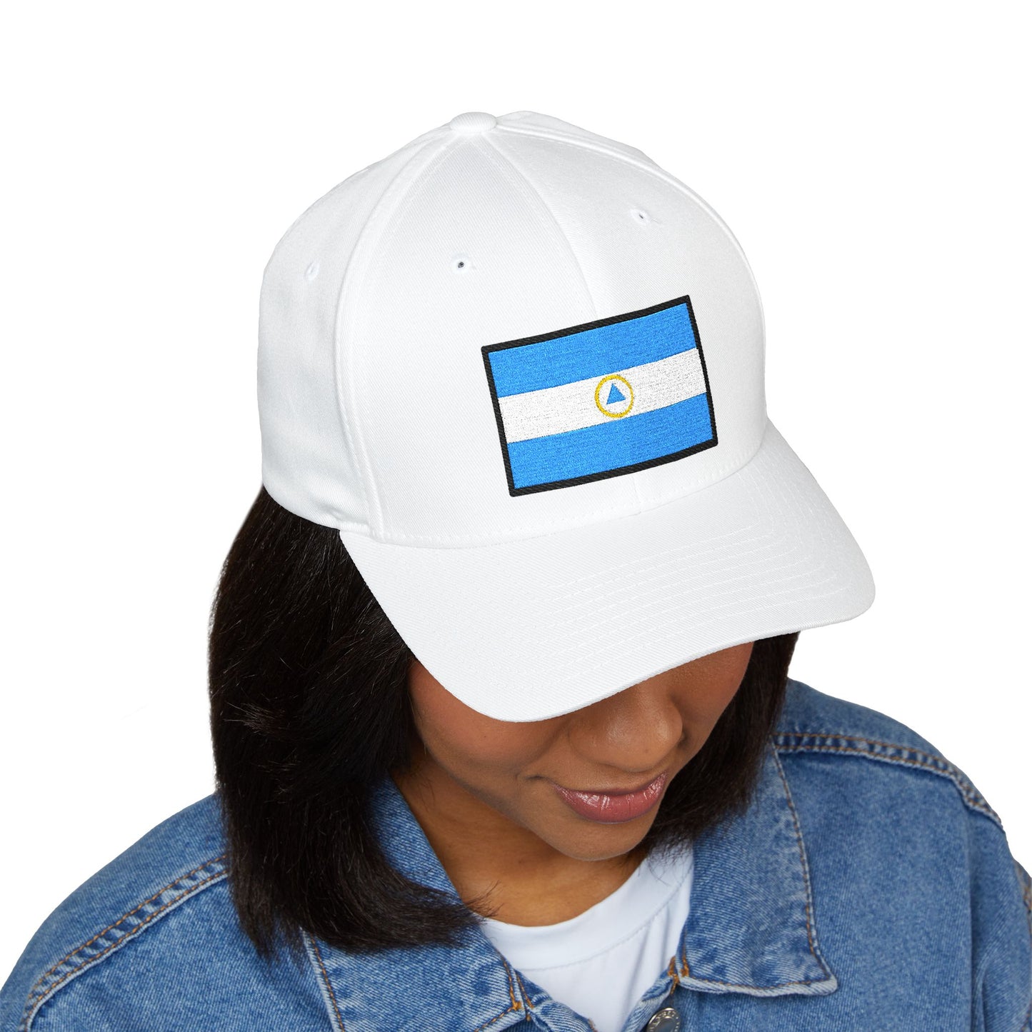 Flag: Nicaragua Emoji Cap – Premium by Capmoji