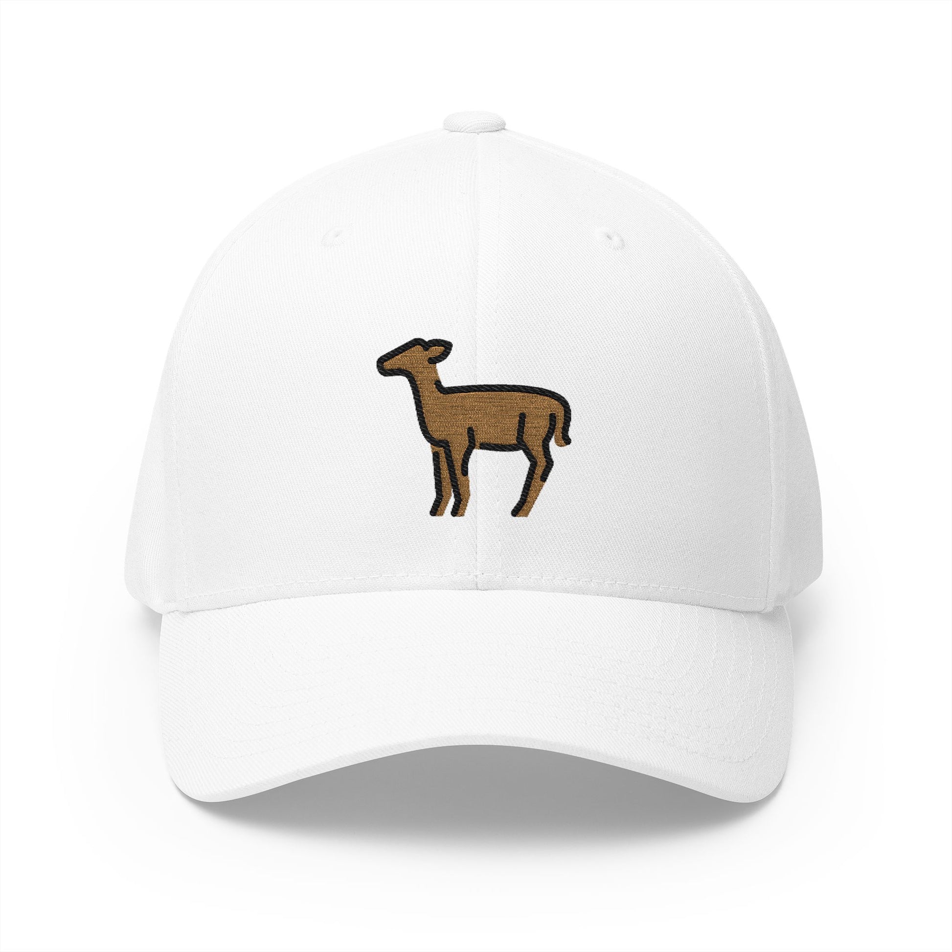 Doe Emoji White Cap – Premium by Capmoji