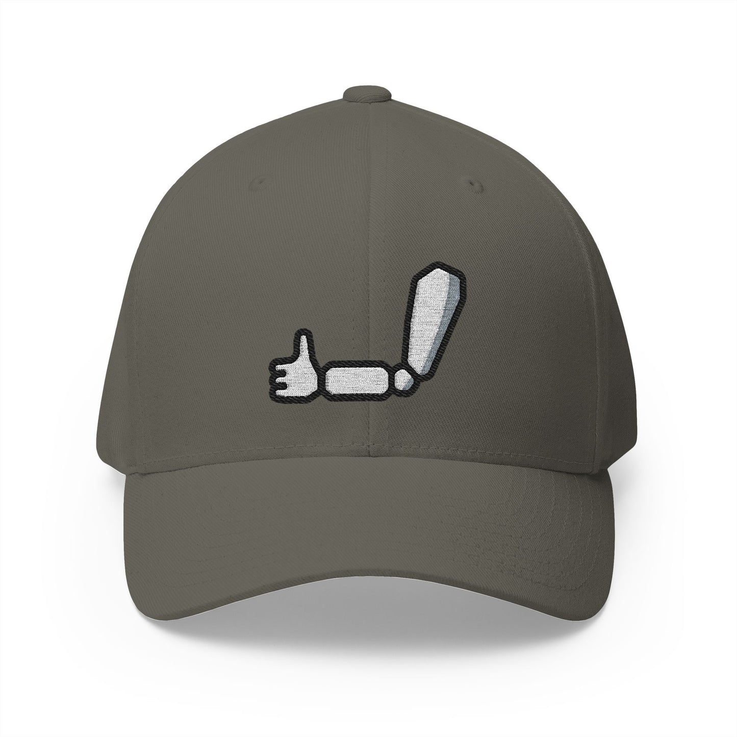 Mechanical Arm Emoji Olive Cap – Premium by Capmoji