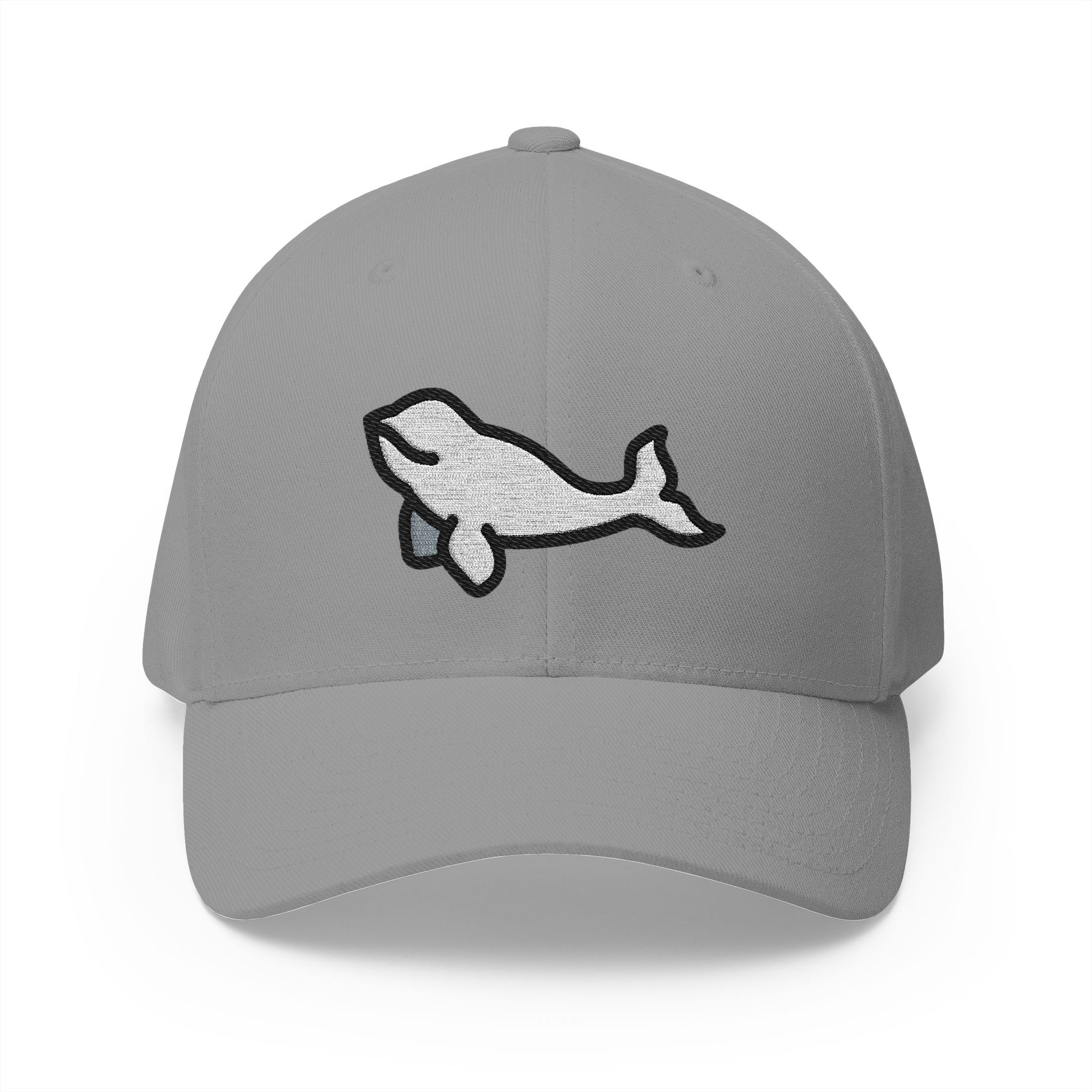 Beluga Emoji Grey Cap – Premium by Capmoji