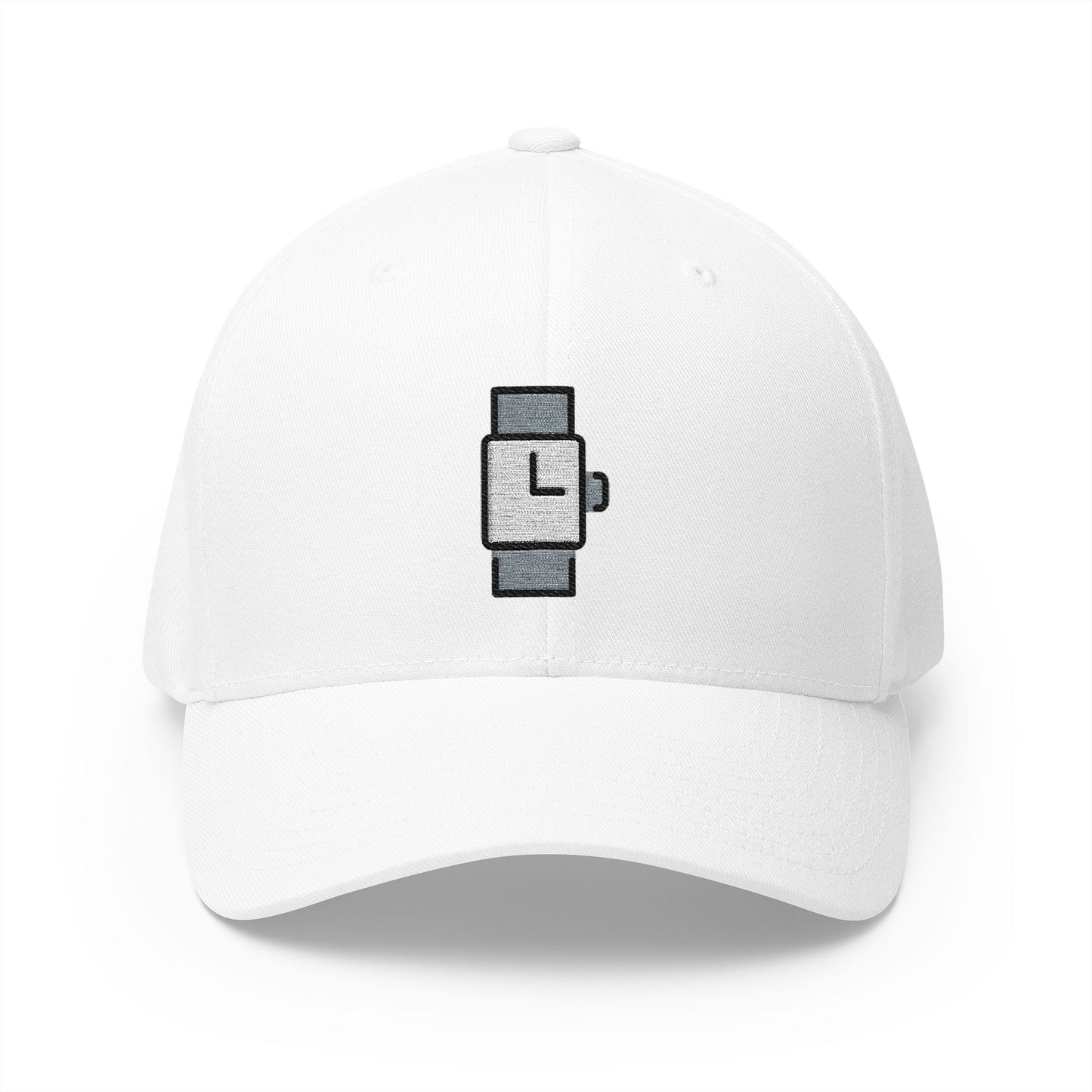 Watch Emoji White Cap – Premium by Capmoji