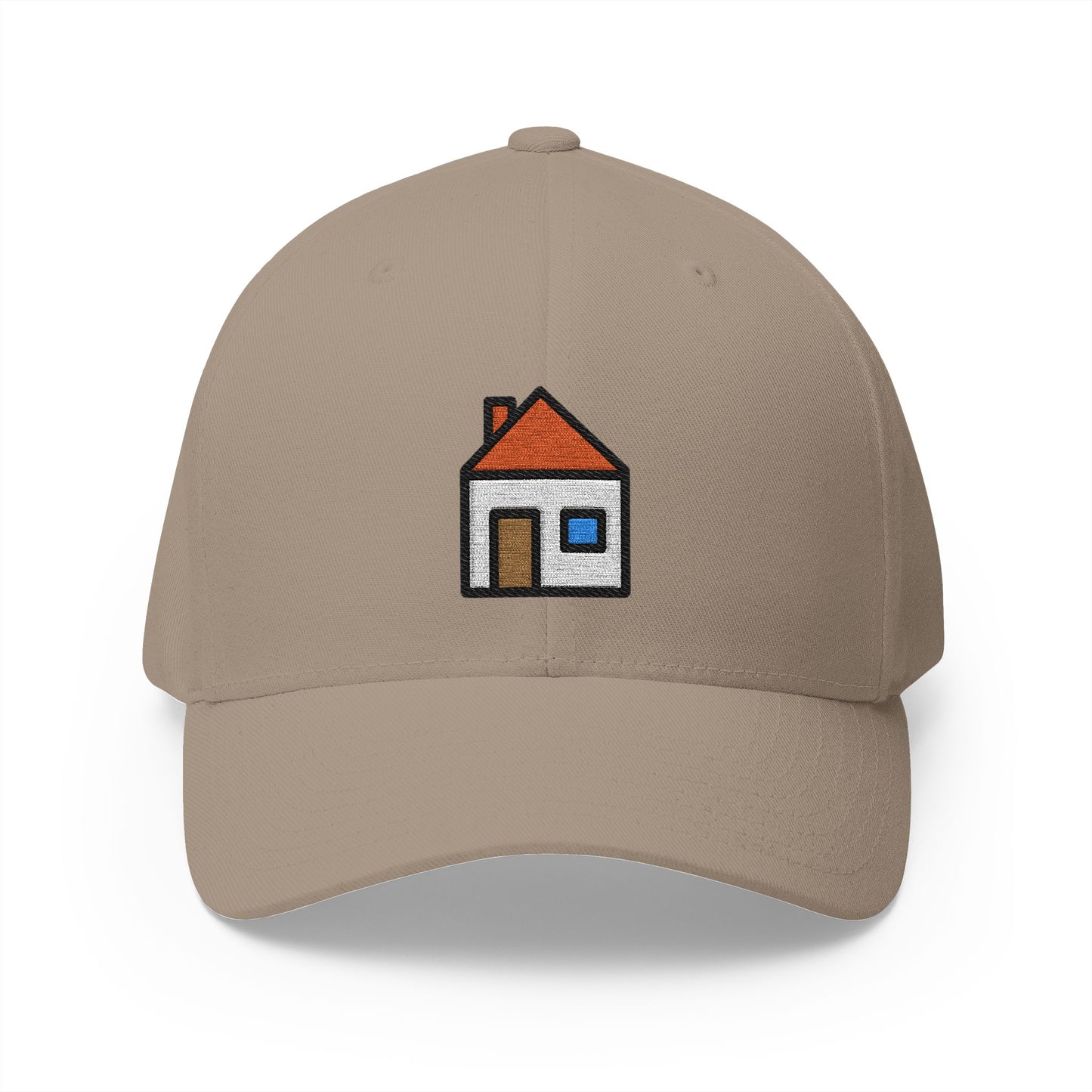 House Emoji Khaki Cap – Premium by Capmoji
