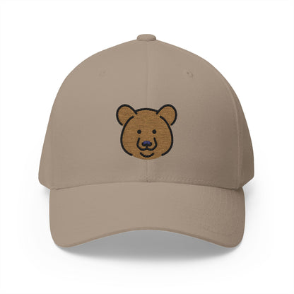 Bear Emoji Khaki Cap – Premium by Capmoji