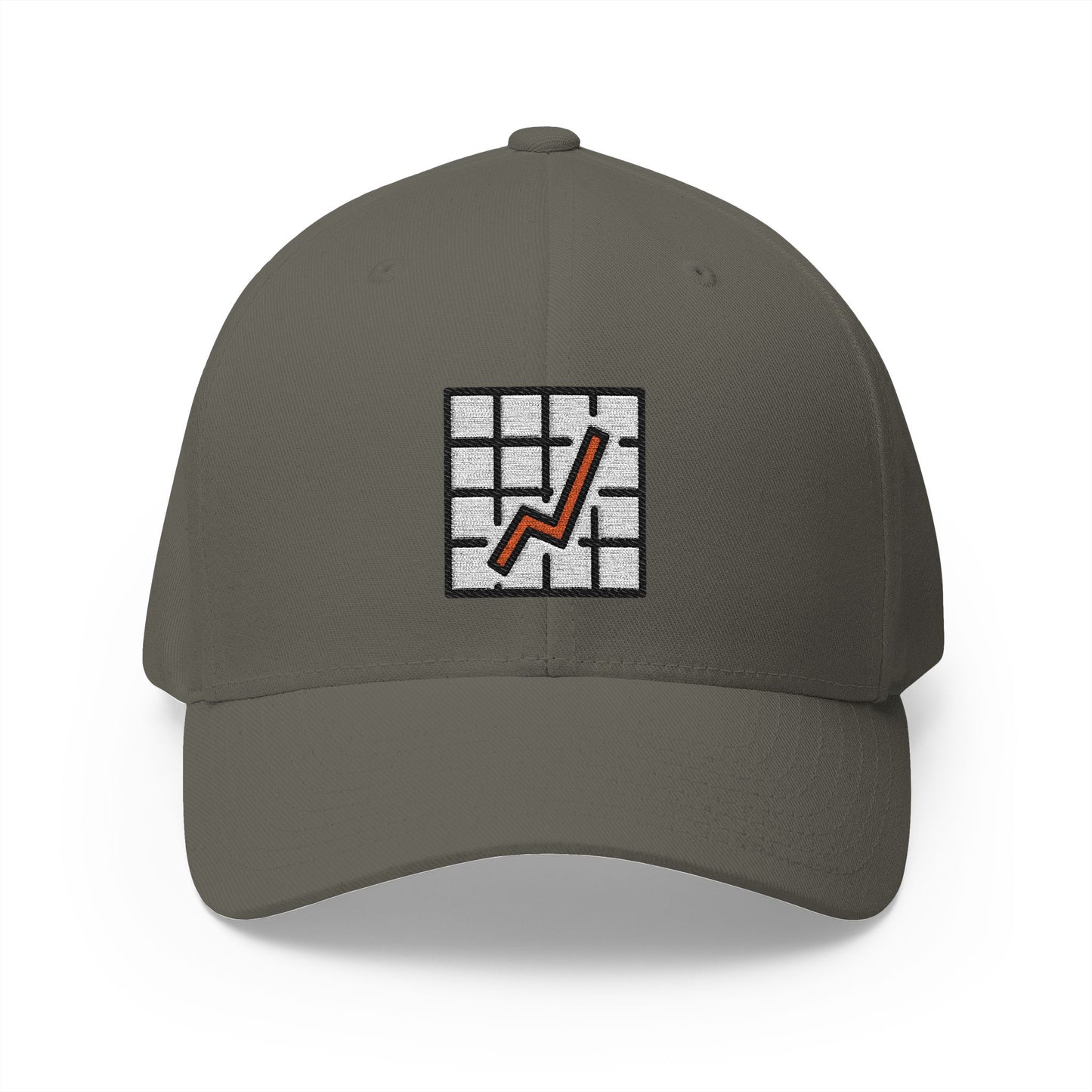 Chart Increasing Emoji Olive Cap – Premium by Capmoji