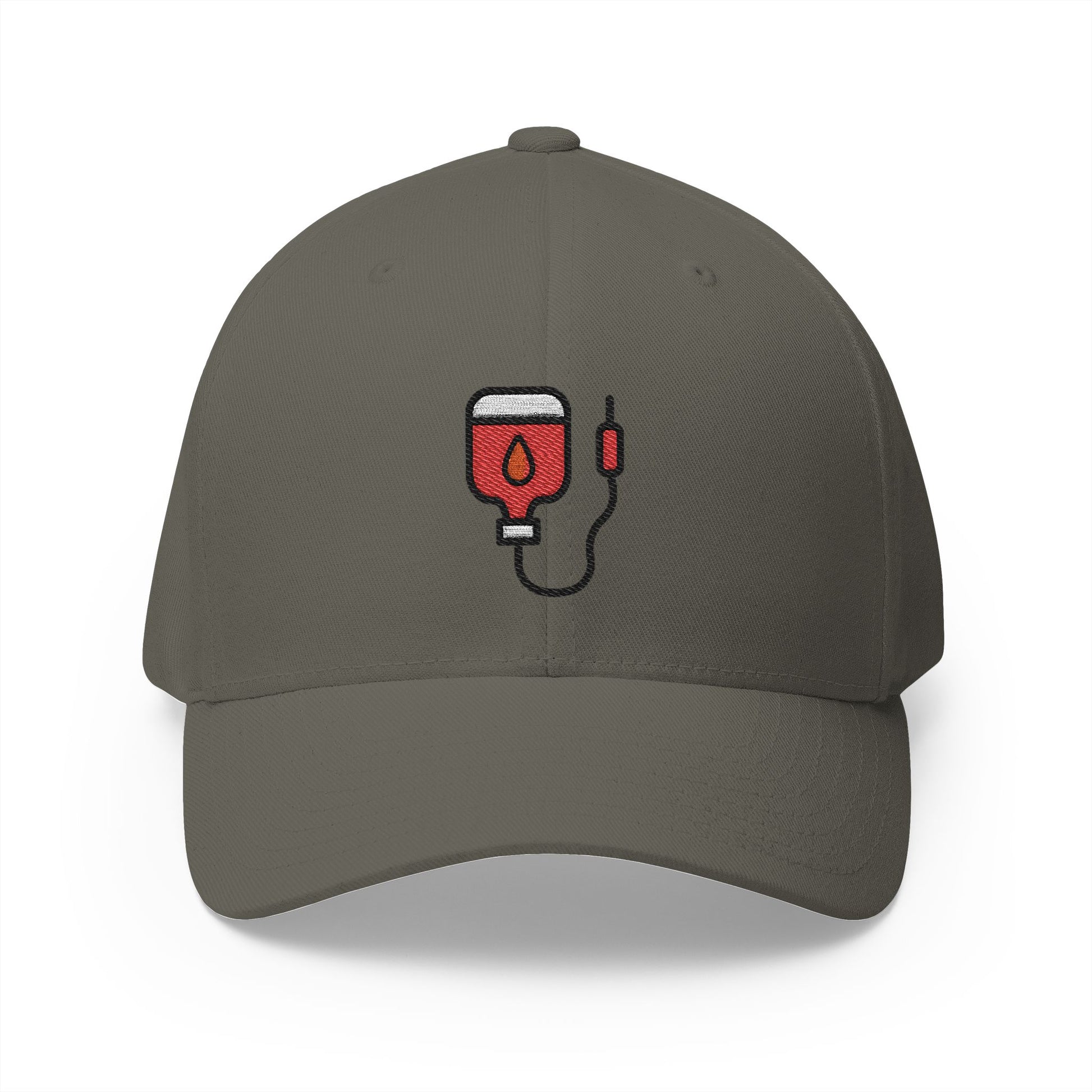 Blood Transfusion Emoji Olive Cap – Premium by Capmoji