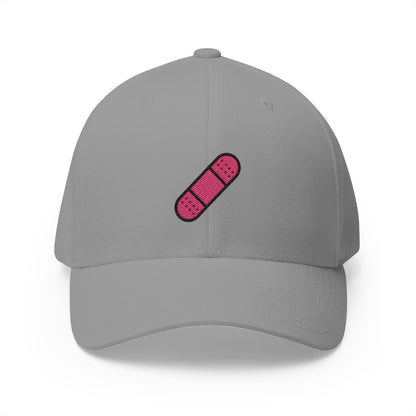 Adhesive Bandage Emoji Grey Cap – Premium by Capmoji