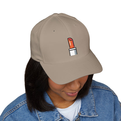 Lipstick Emoji Cap – Premium by Capmoji