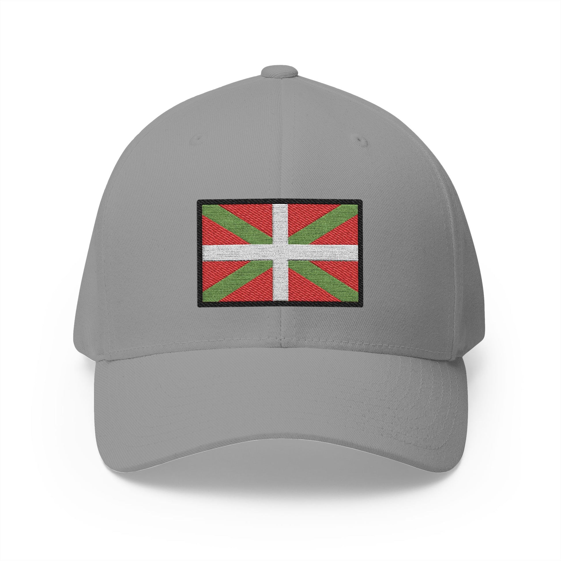 Basque Flag Emoji Grey Cap – Premium by Capmoji