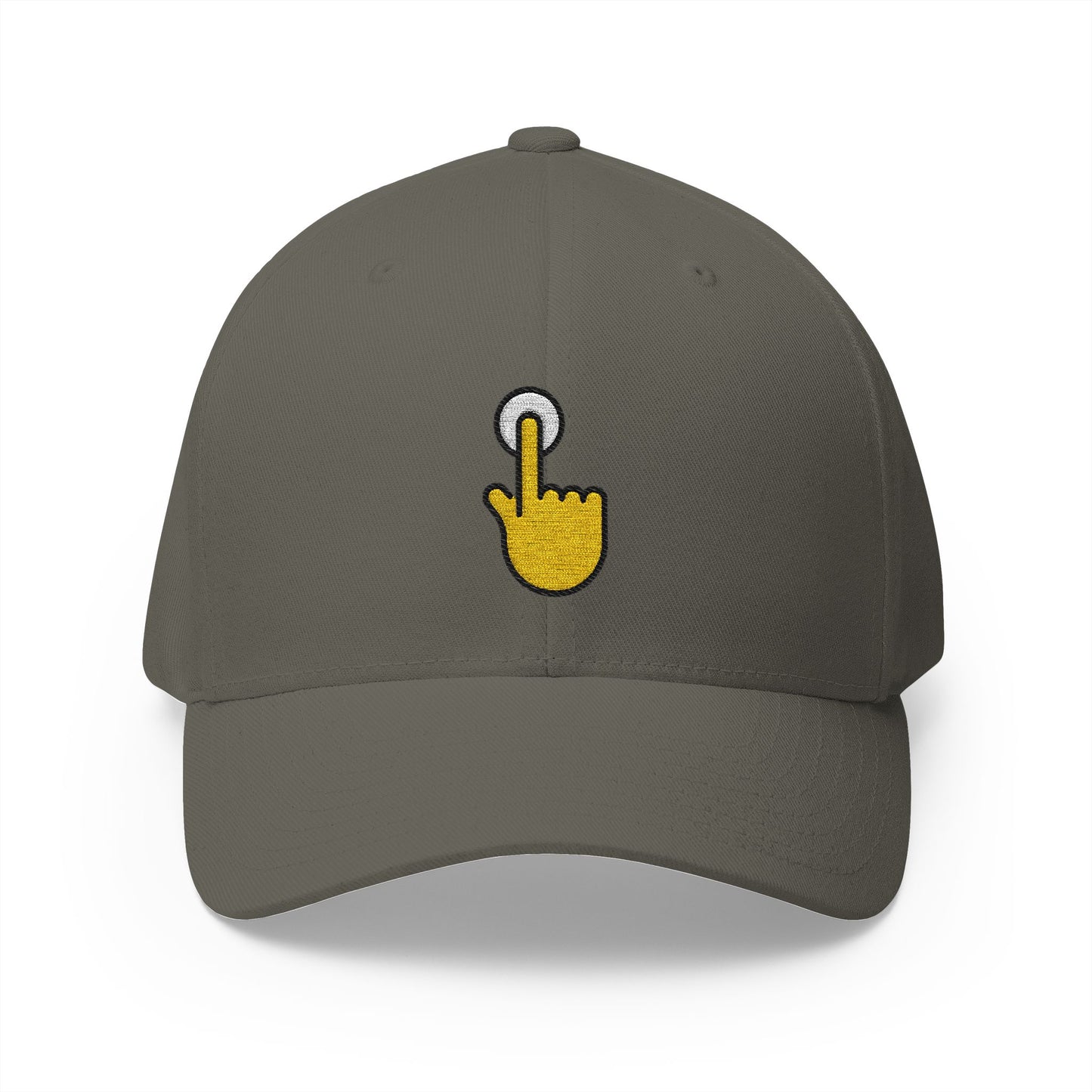 Tap Emoji Olive Cap – Premium by Capmoji