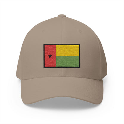 Flag: Guinea-Bissau Emoji Khaki Cap – Premium by Capmoji