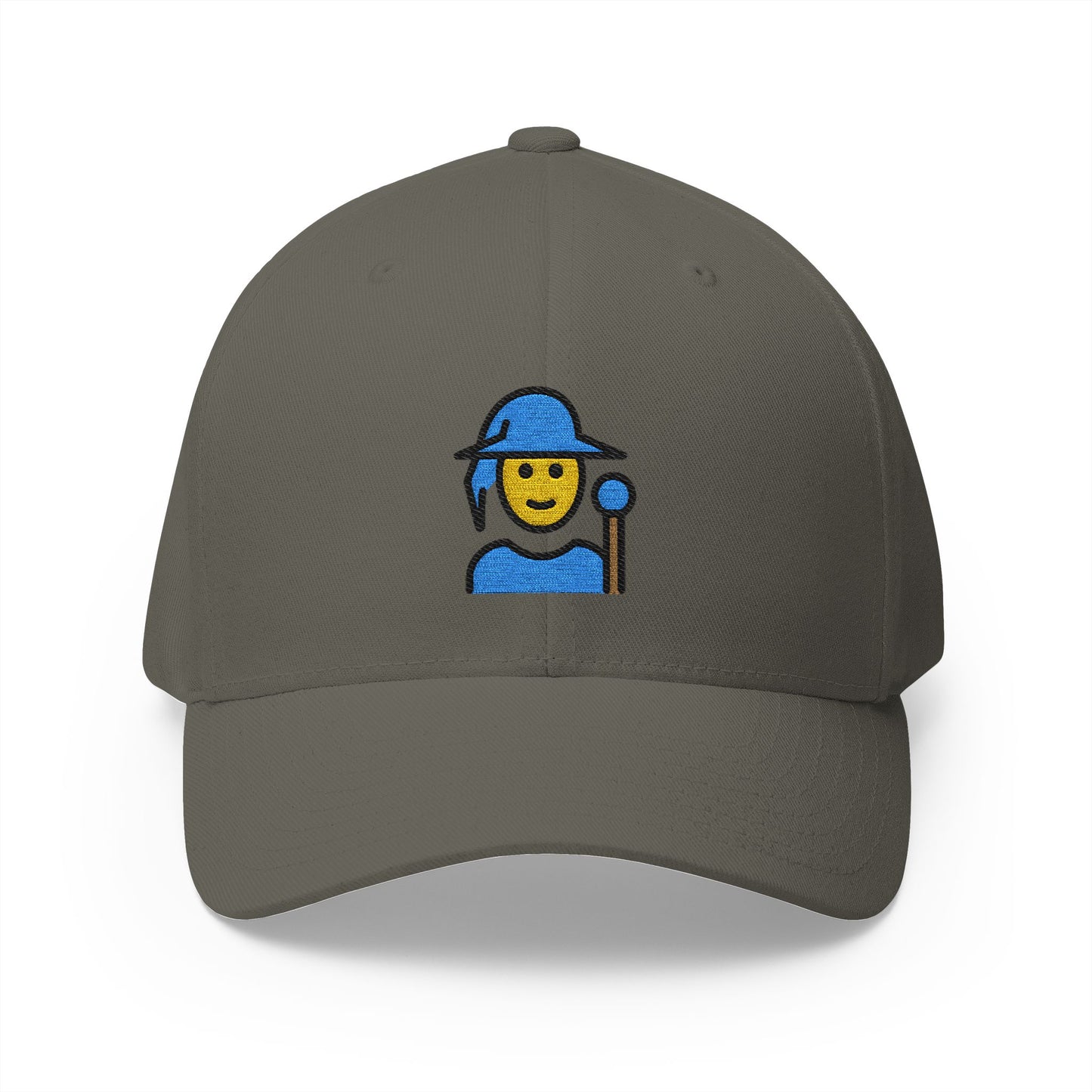 Mage Emoji Olive Cap – Premium by Capmoji