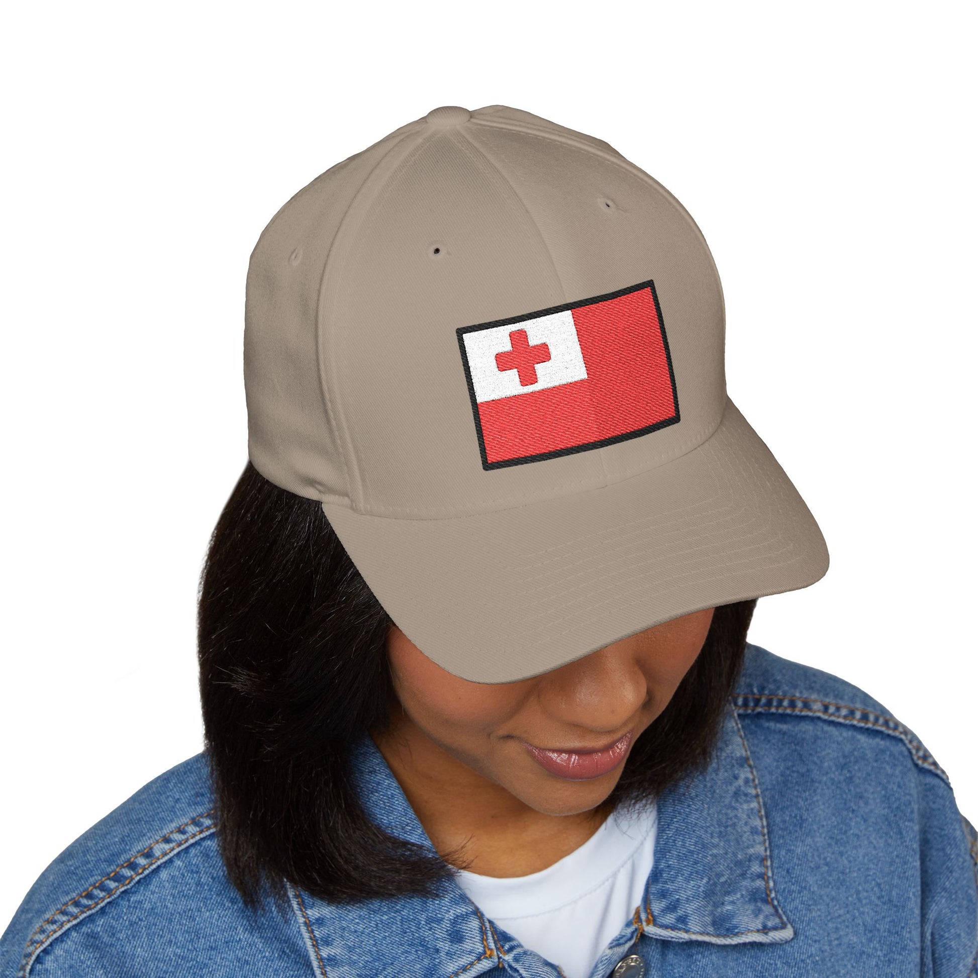 Flag: Tonga Emoji Cap – Premium by Capmoji