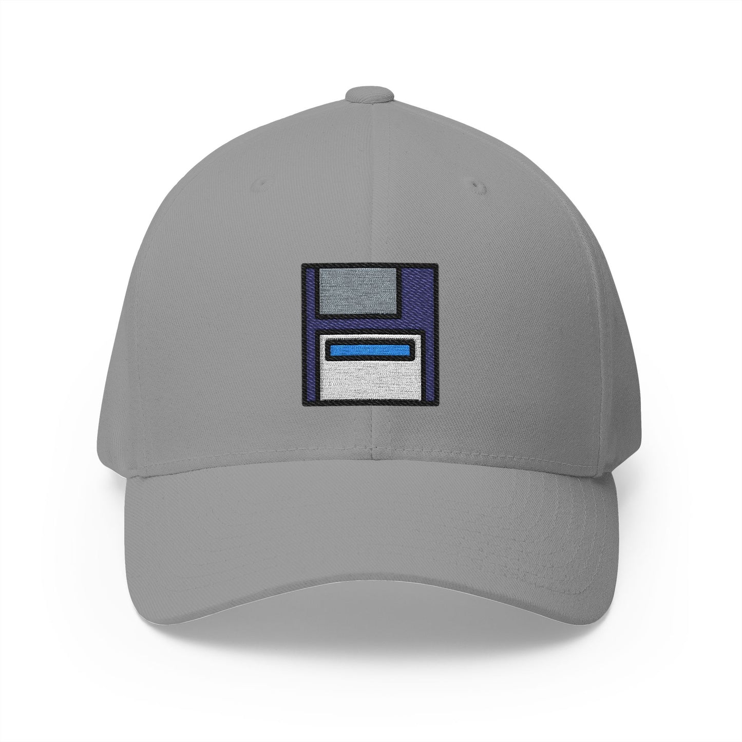Floppy Disk Emoji Grey Cap – Premium by Capmoji