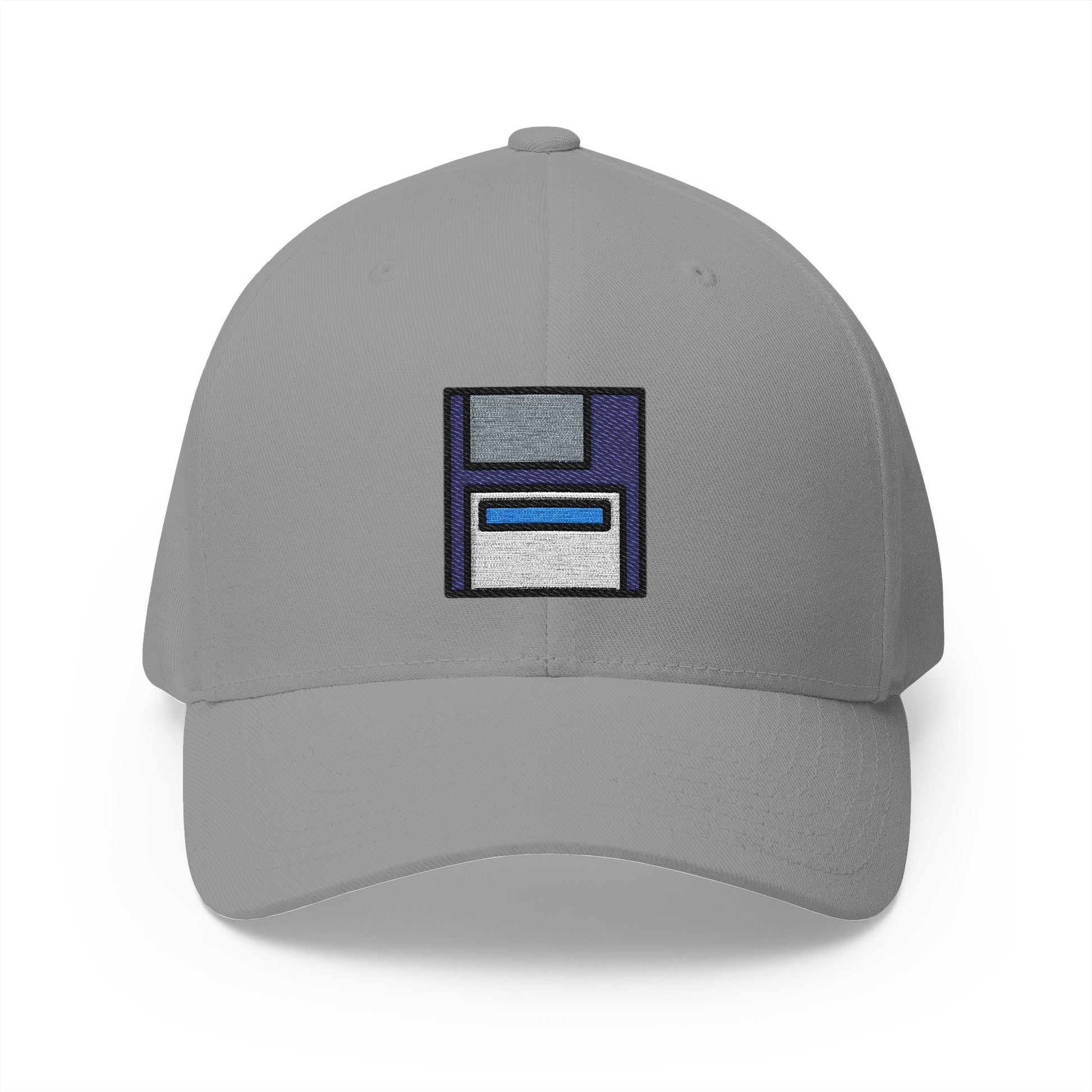 Floppy Disk Emoji Grey Cap – Premium by Capmoji