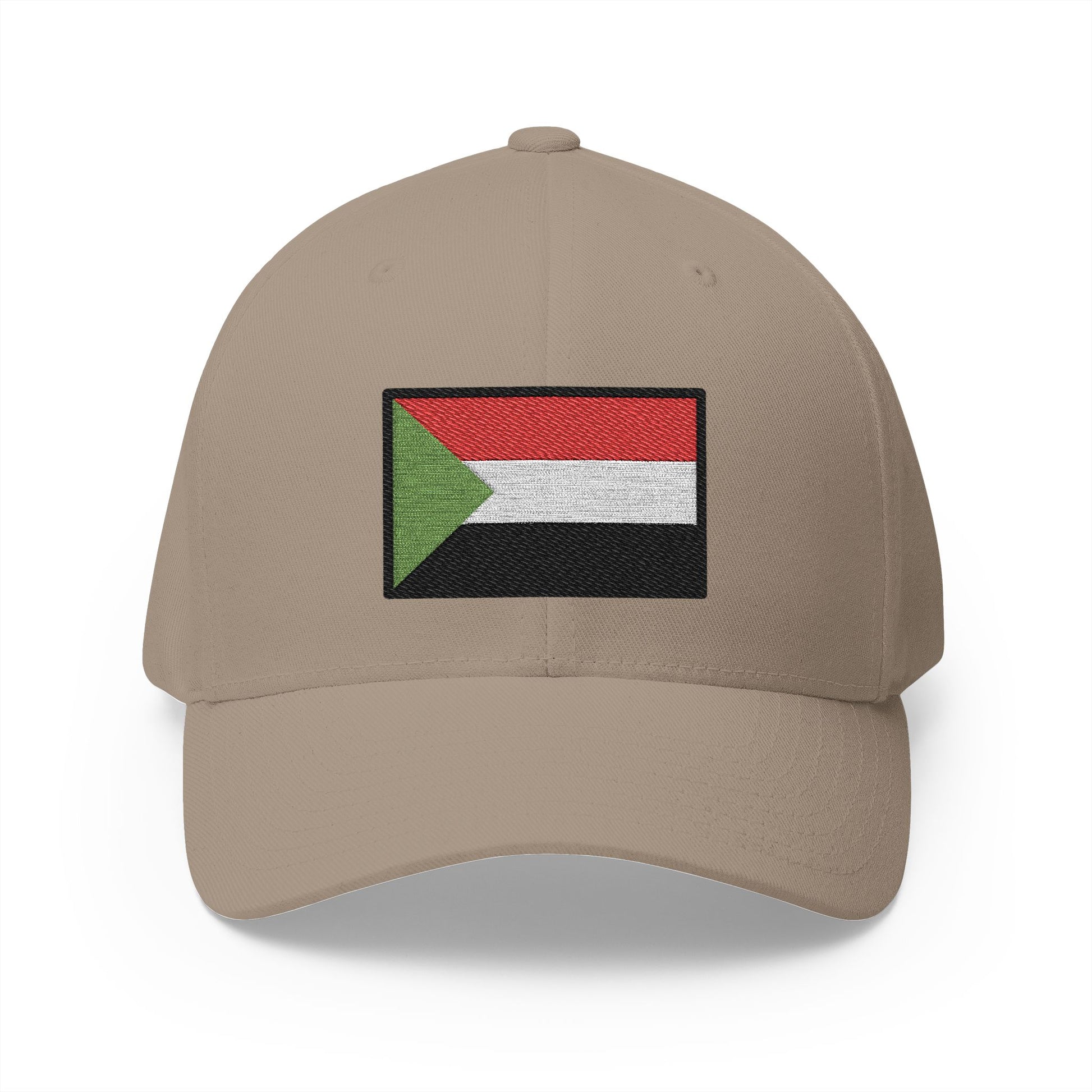 Flag: Sudan Emoji Khaki Cap – Premium by Capmoji