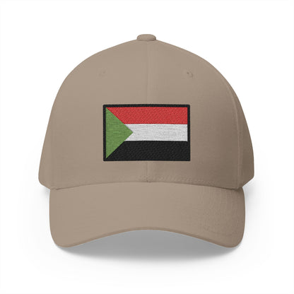 Flag: Sudan Emoji Khaki Cap – Premium by Capmoji