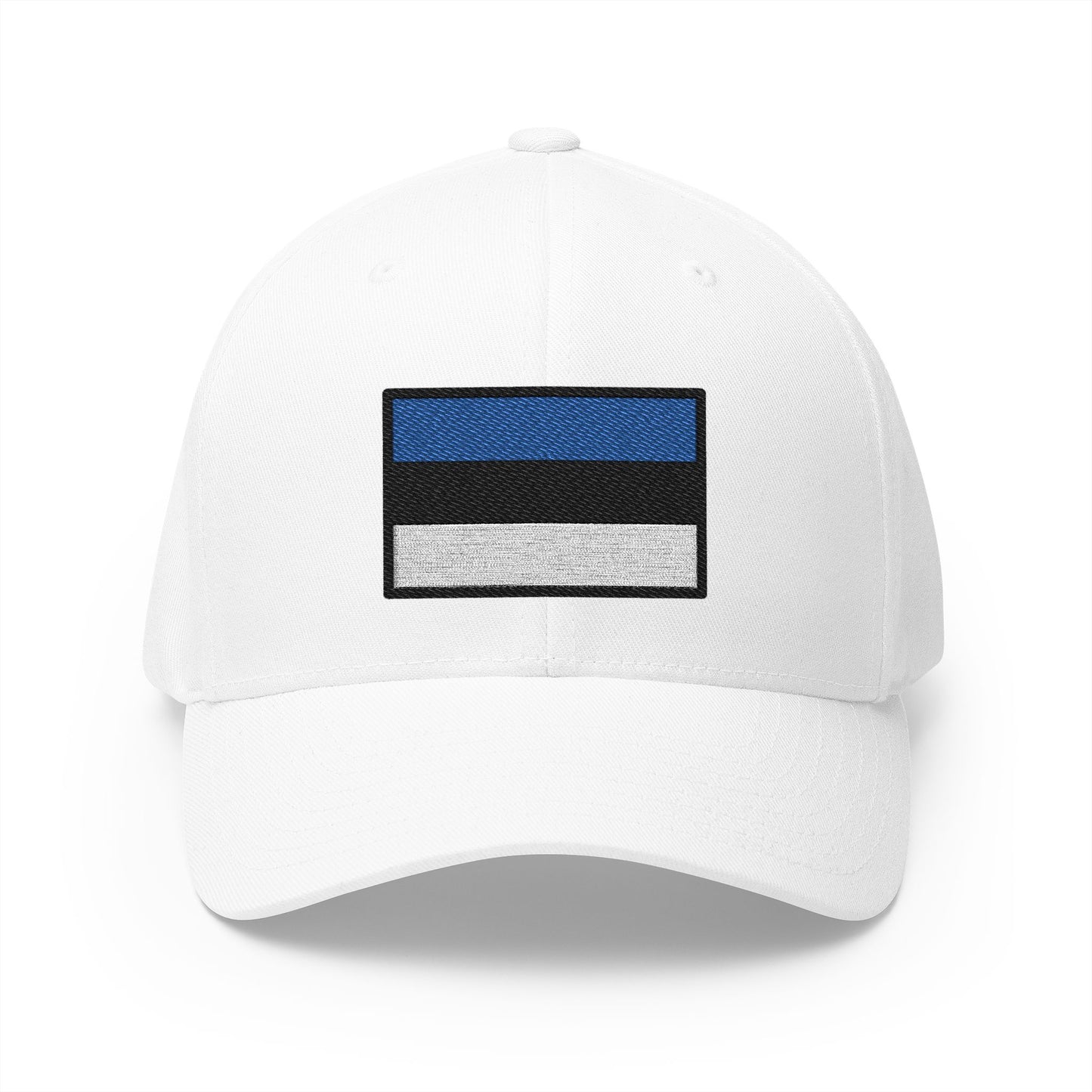 Flag: Estonia Emoji White Cap – Premium by Capmoji