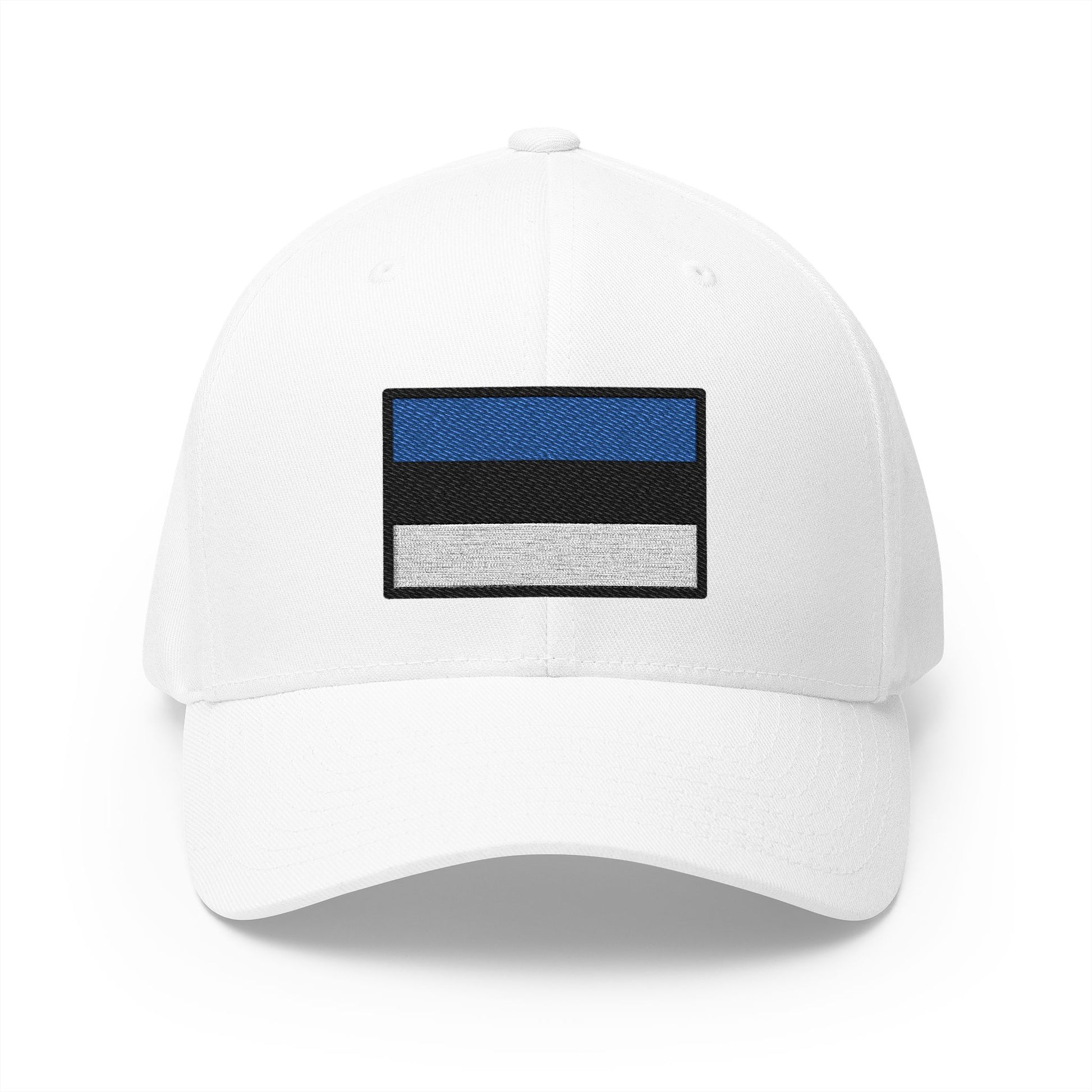Flag: Estonia Emoji White Cap – Premium by Capmoji
