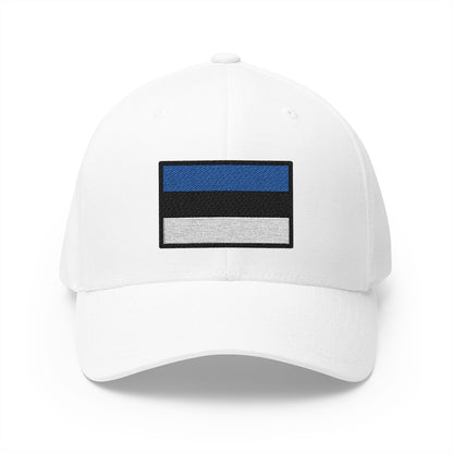 Flag: Estonia Emoji White Cap – Premium by Capmoji