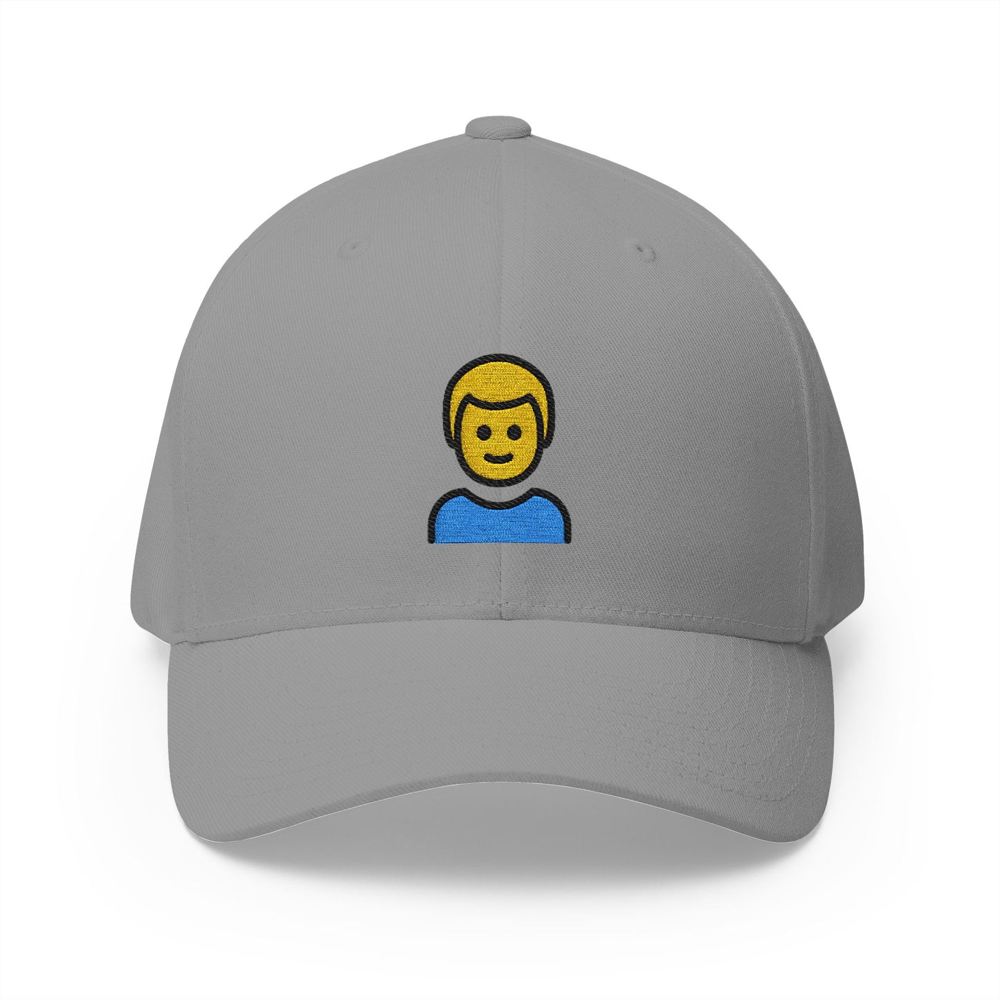 Boy Emoji Grey Cap – Premium by Capmoji