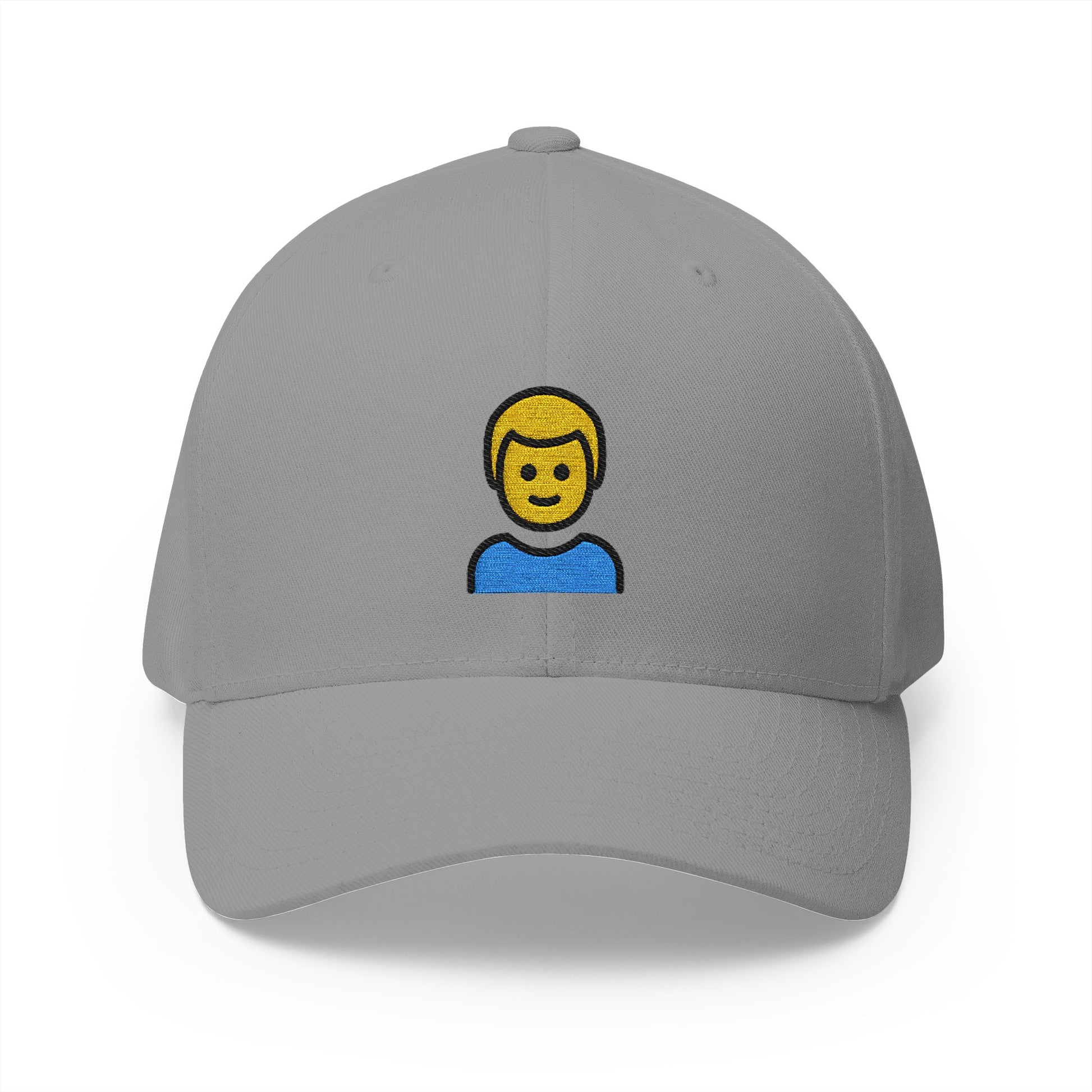 Boy Emoji Grey Cap – Premium by Capmoji