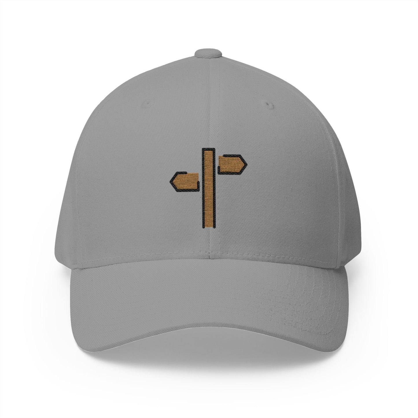 Signpost Emoji Grey Cap – Premium by Capmoji