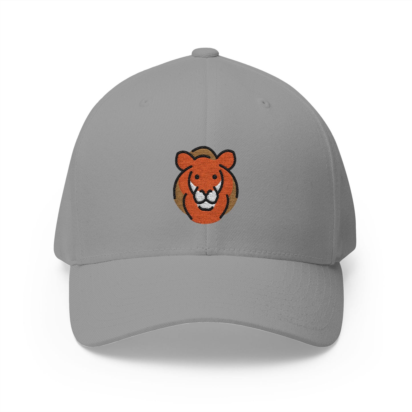 Lion Emoji Grey Cap – Premium by Capmoji