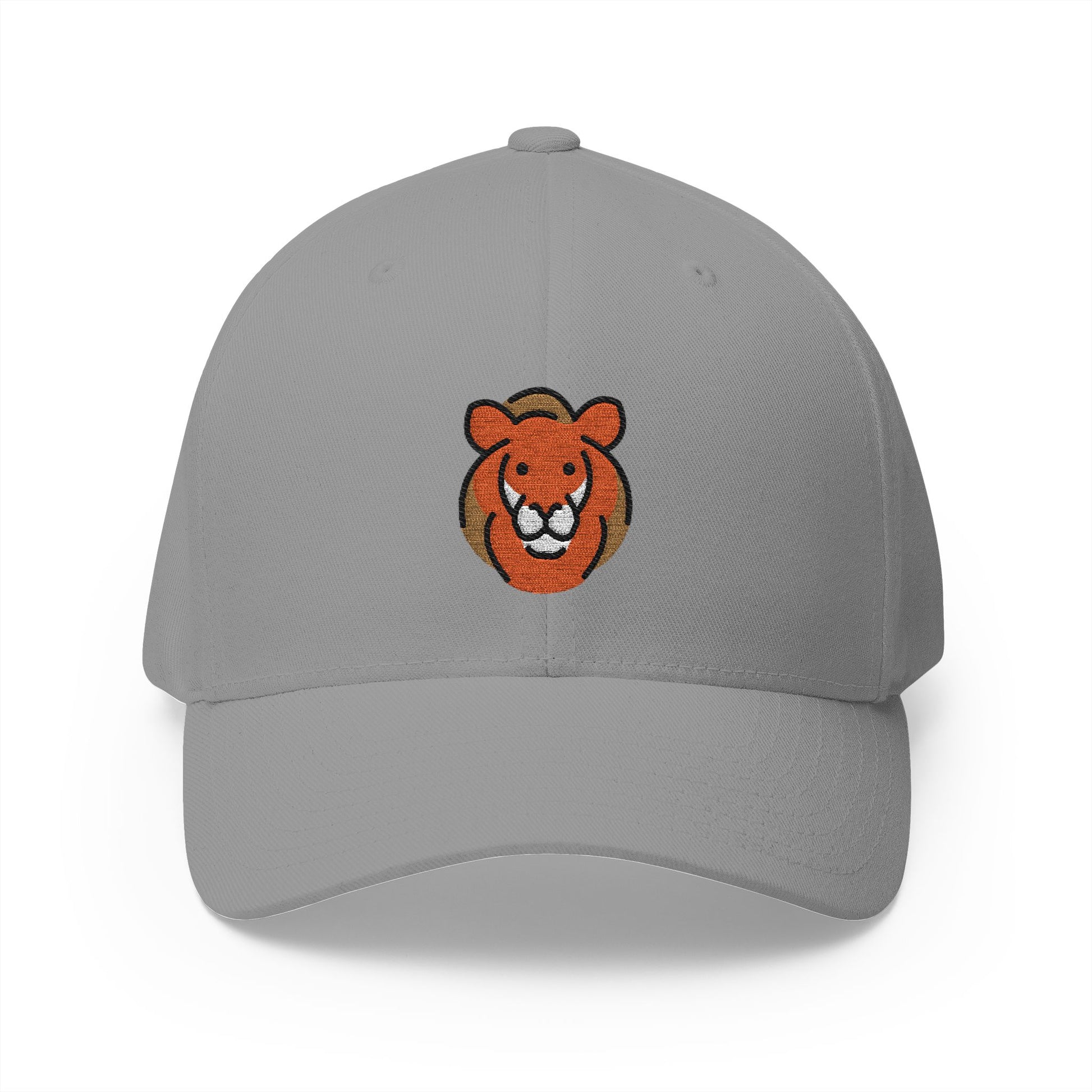 Lion Emoji Grey Cap – Premium by Capmoji