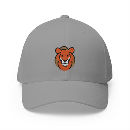 Lion Emoji Grey Cap – Premium by Capmoji