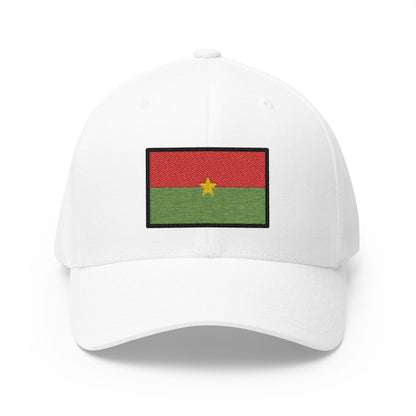 Flag: Burkina Faso Emoji White Cap – Premium by Capmoji