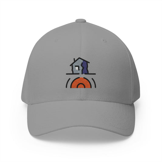 Earthquake Emoji Grey Cap – Premium by Capmoji