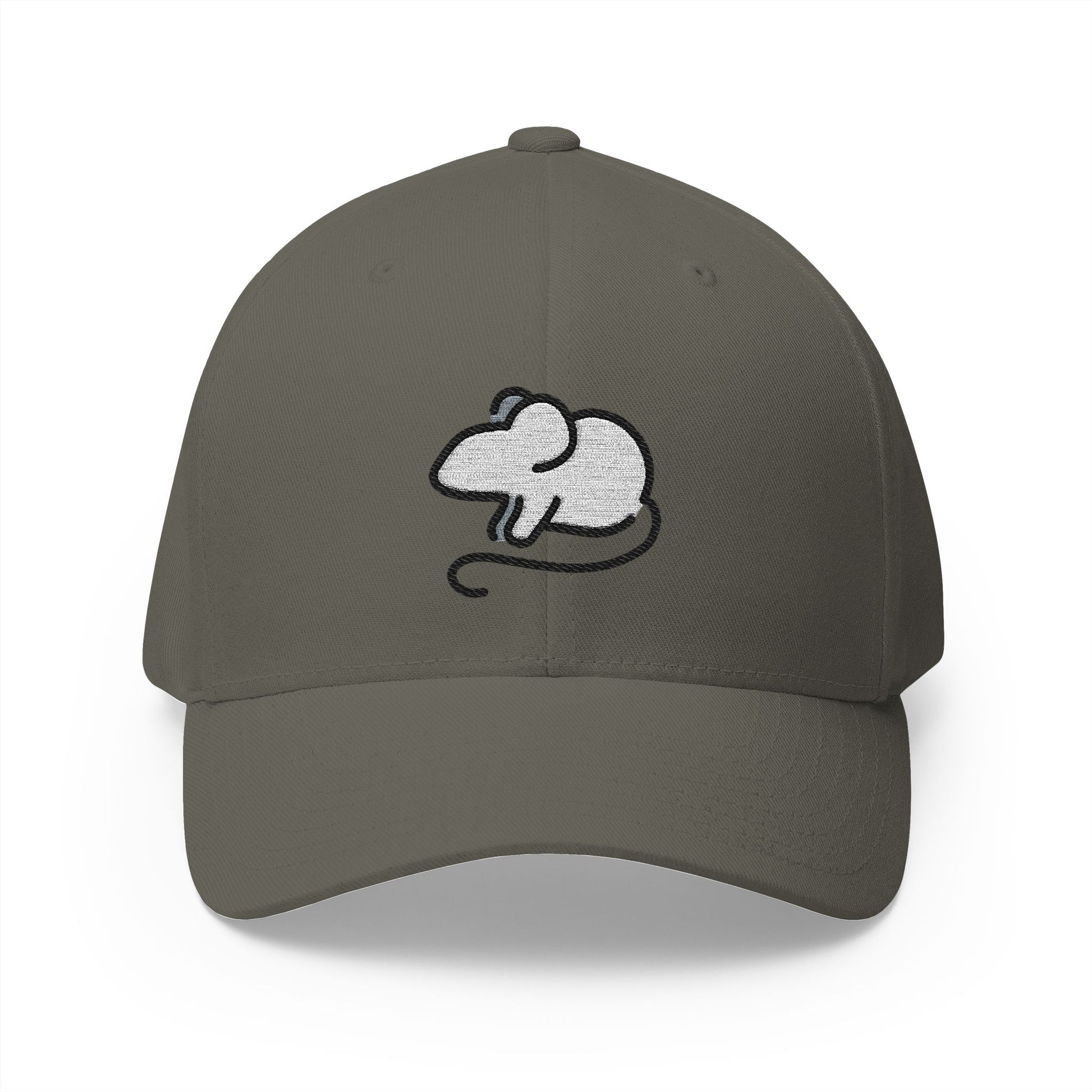 Mouse Emoji Olive Cap – Premium by Capmoji