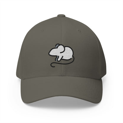 Mouse Emoji Olive Cap – Premium by Capmoji