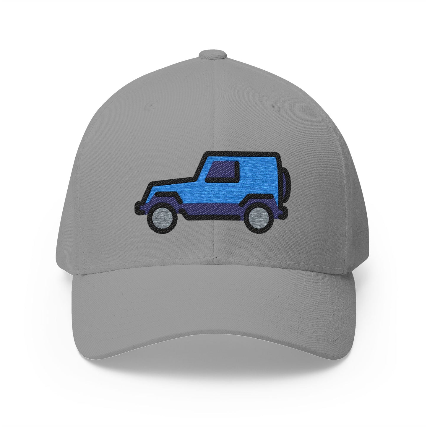 Sport Utility Vehicle Emoji Grey Cap – Premium by Capmoji