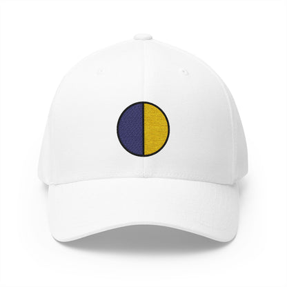 First Quarter Moon Emoji White Cap – Premium by Capmoji
