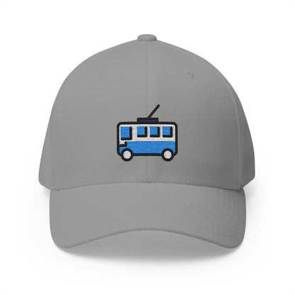 Trolleybus Emoji Grey Cap – Premium by Capmoji