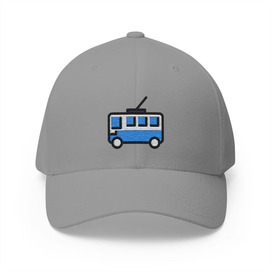 Trolleybus Emoji Grey Cap – Premium by Capmoji