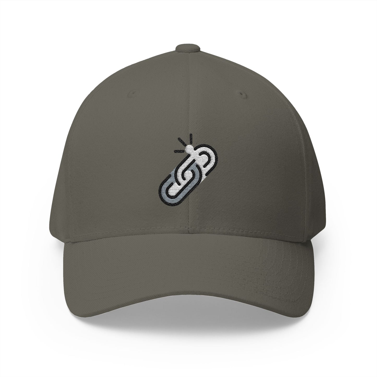 Broken Chain Emoji Olive Cap – Premium by Capmoji