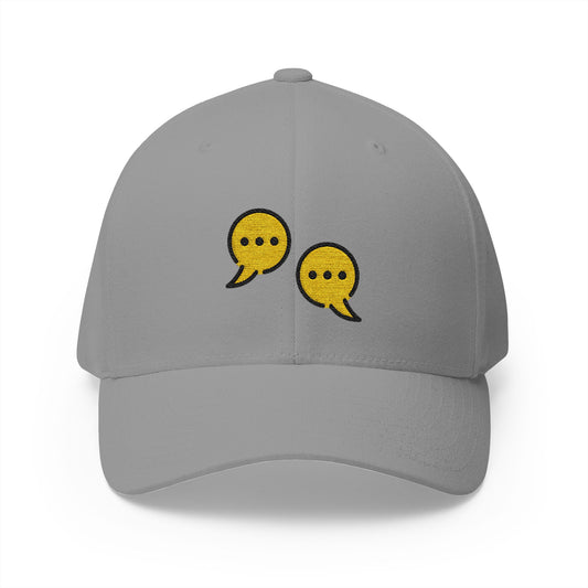 Interview Emoji Grey Cap – Premium by Capmoji